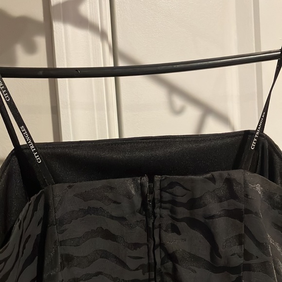 City Triangles Frilly Short Black Dress - Picture 9 of 10